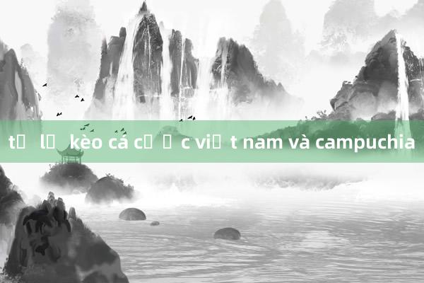 tỷ lệ kèo cá cược việt nam và campuchia